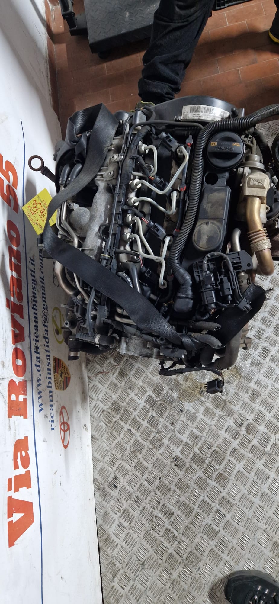 MOTORE COMPLETO AUDI A4 Q5 2.0 DIESEL KM 178.000 2008-2013 COD CAGA - immagine 2