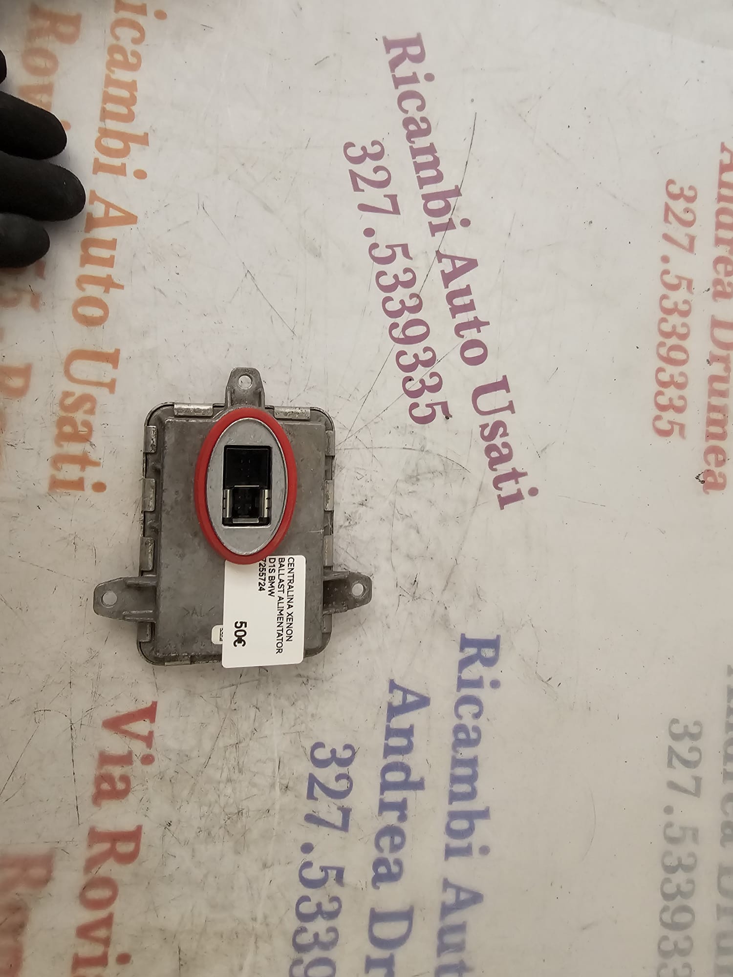 CENTRALINA FARI XENON BALLAST ALIMENTATOR D1S BMW COD 7255724 - immagine 3