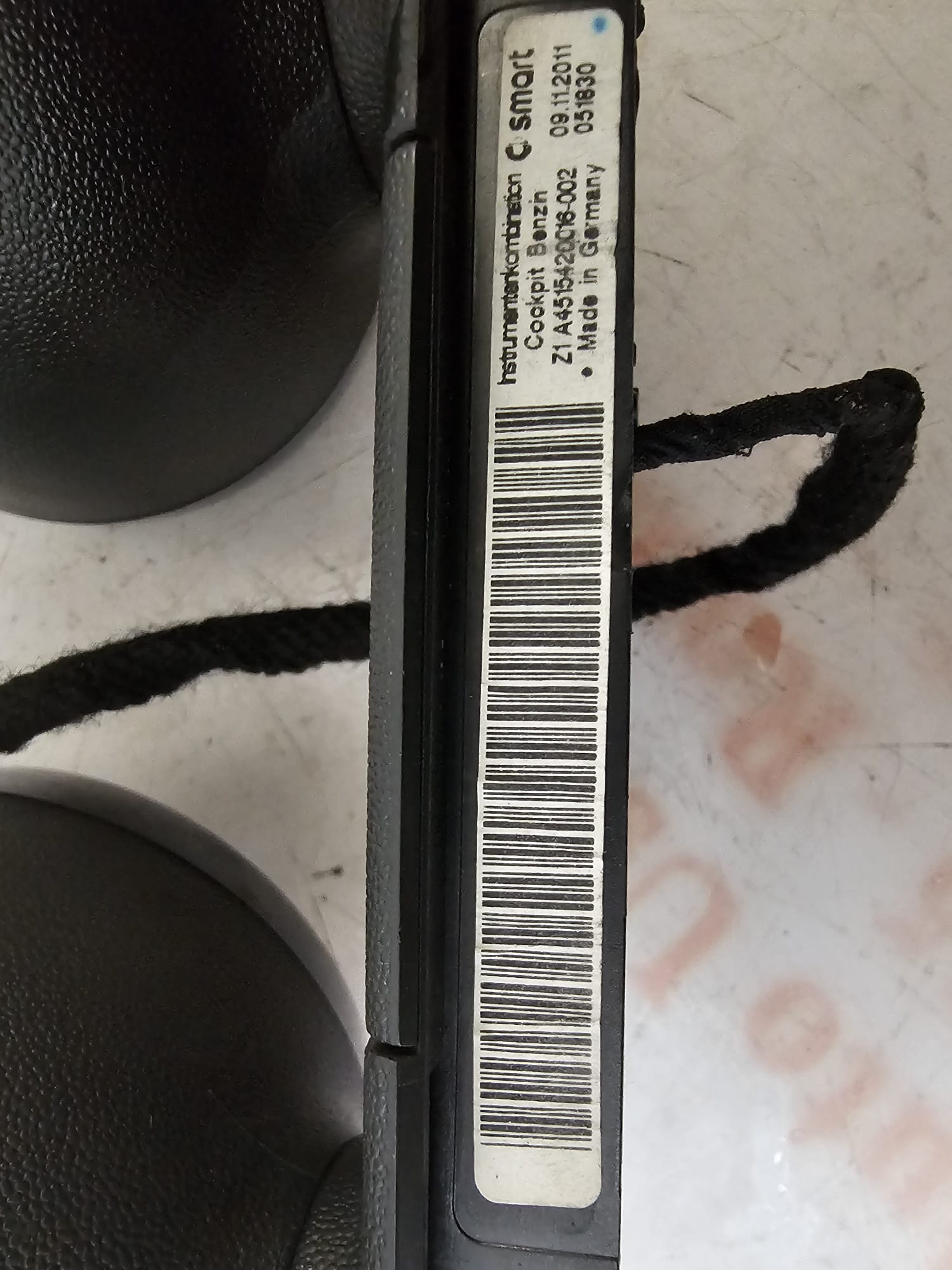 Quadro strumenti SMART FORTWO Coupe (451) 0.8 CDI A4515420016-002 - immagine 6