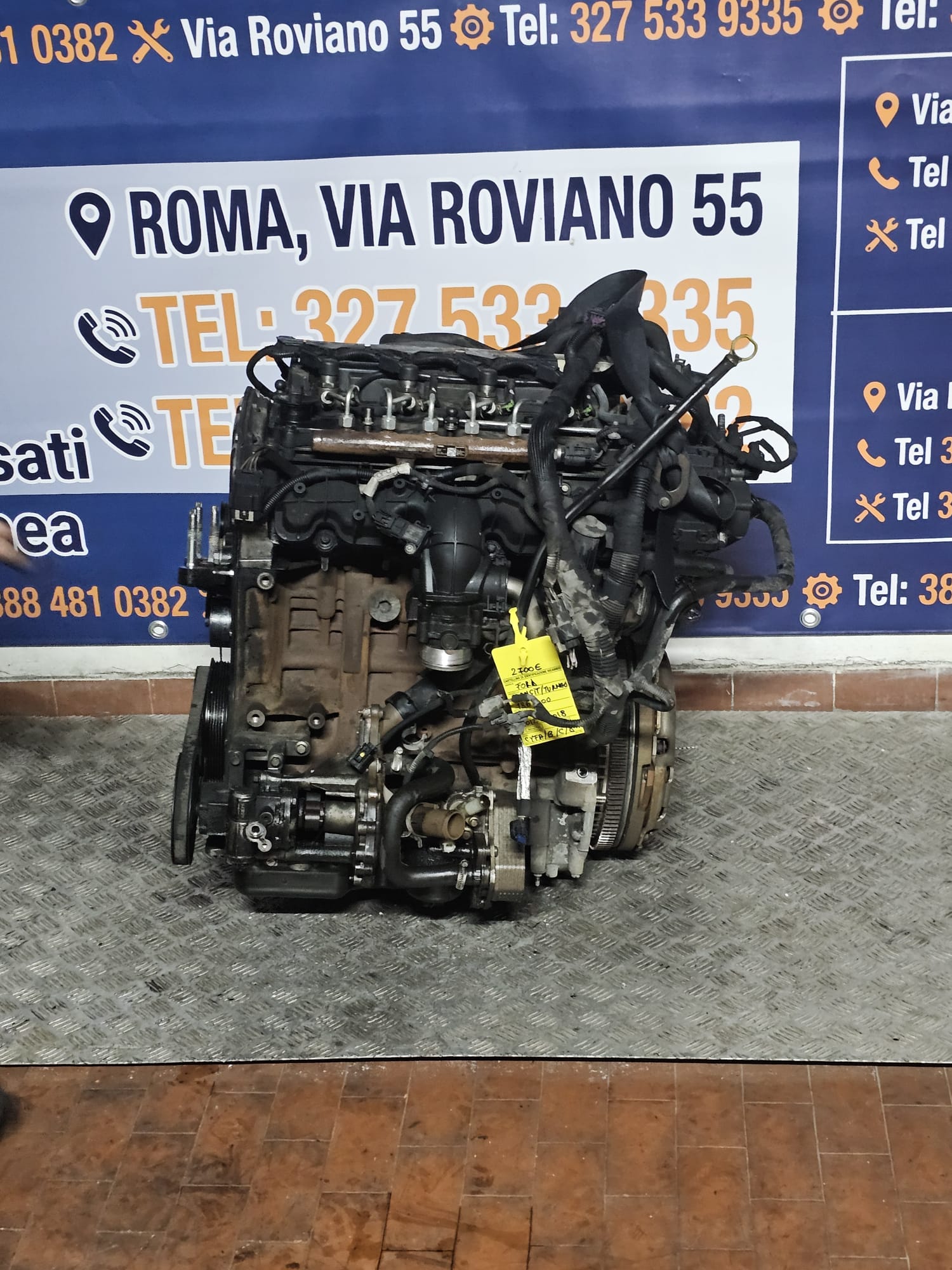 MOTORE FORD TRANSIT 2.2 DIESEL KM 186.000 2012-2018 COD CYFA/ CYFB/ CYFC/CYFD
