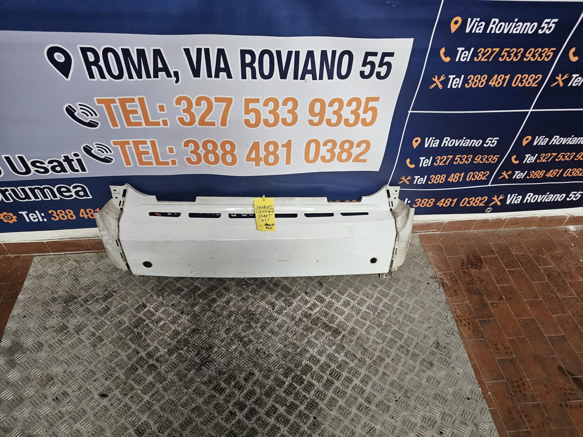 PARAURTI POSTERIORE CENTRALE SMART 451 2007-2014 - immagine 5