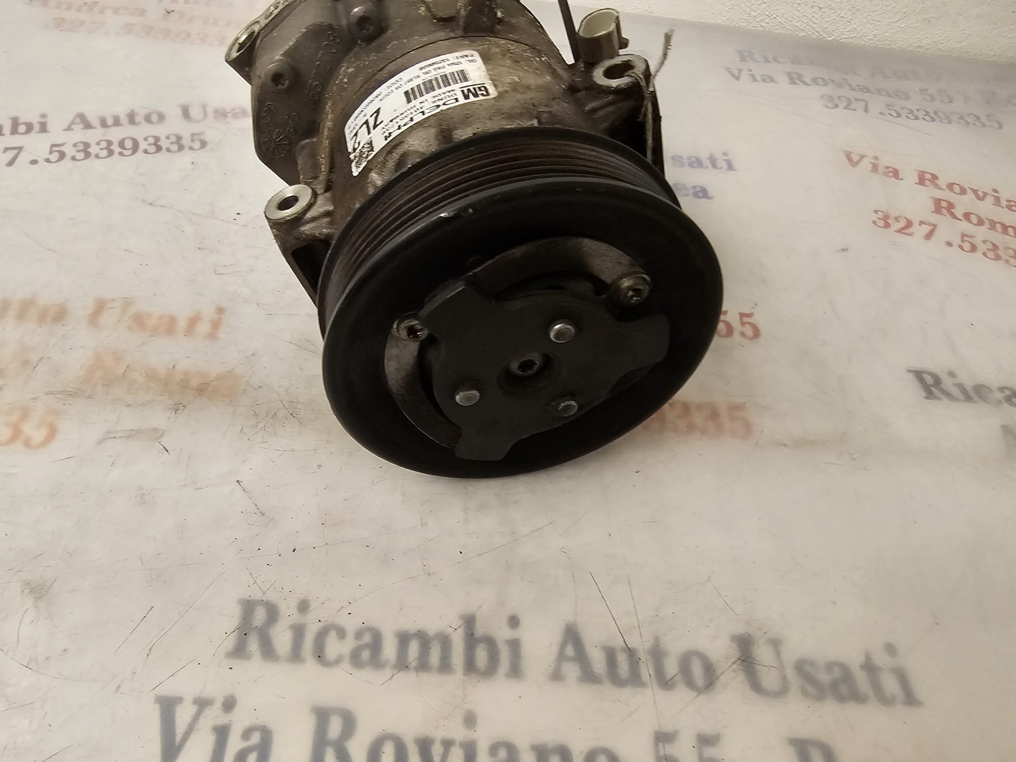 COMPRESSORE OPEL ASTRA J 1.4 BZ A14XER 2010-2015 COD 08260235501.B - immagine 7