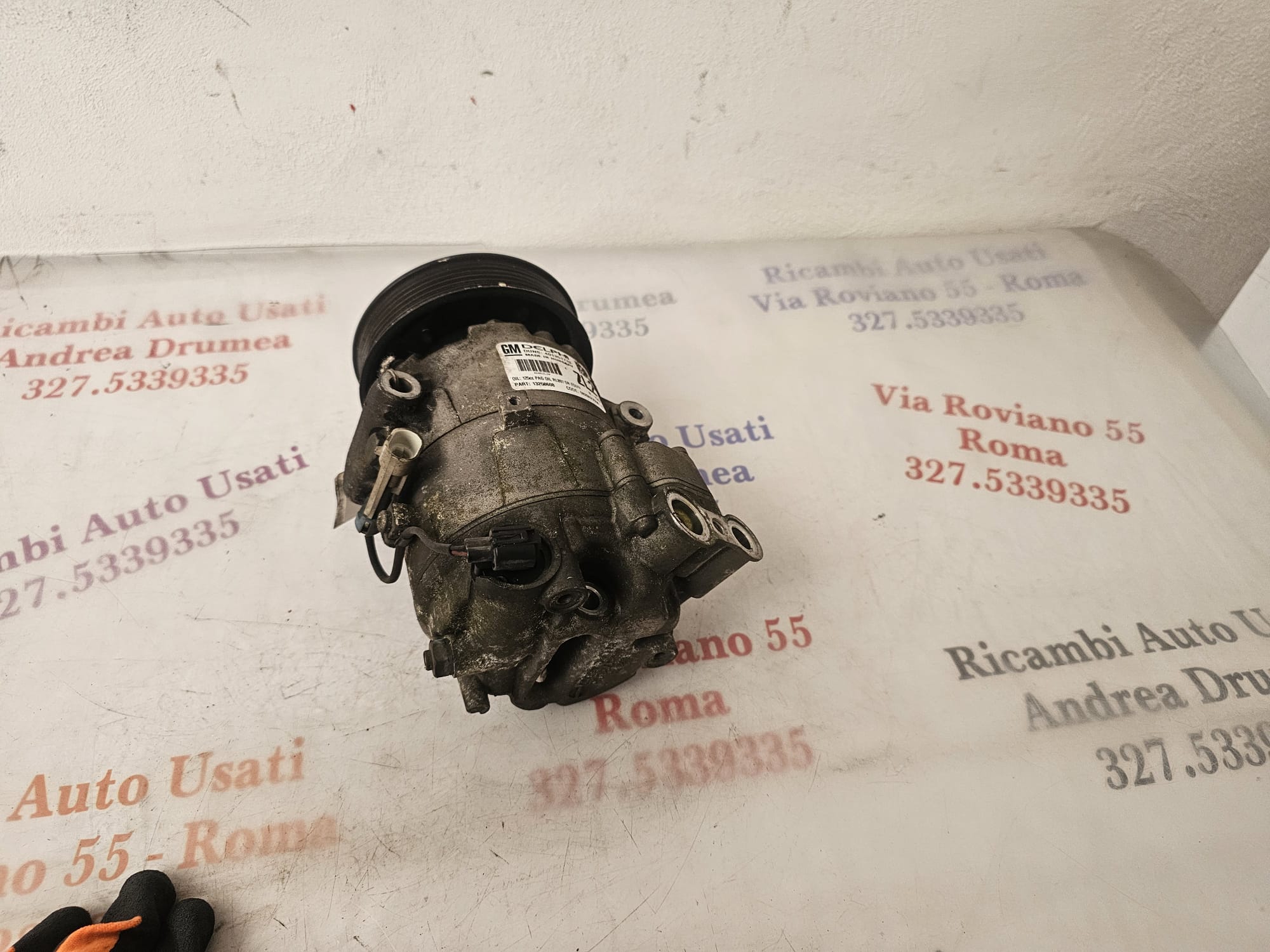 COMPRESSORE OPEL ASTRA J 1.4 BZ A14XER 2010-2015 COD 08260235501.B - immagine 5