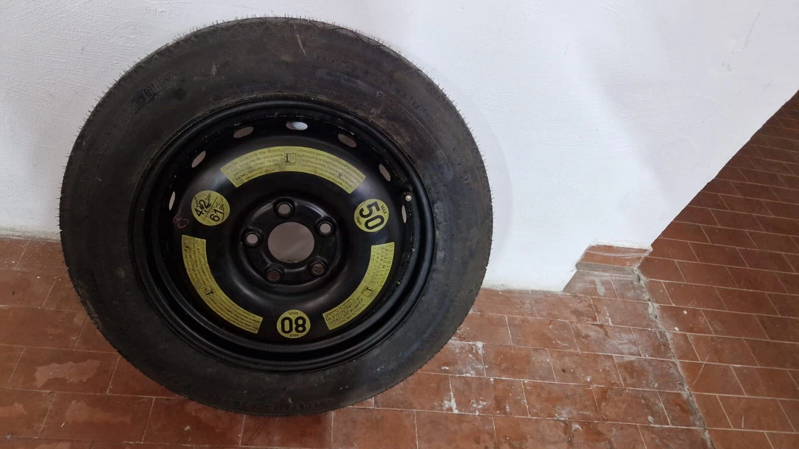 RUOTINO DI SCORTA MERCEDES CLS.A 2006-2012 MISURA T125/90R16/98M - immagine 4