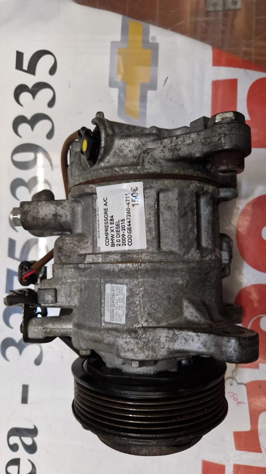 COMPRESSORE X1 E84 2.0 DIESEL 2009-2015 COD GE447260-4711 - immagine 6