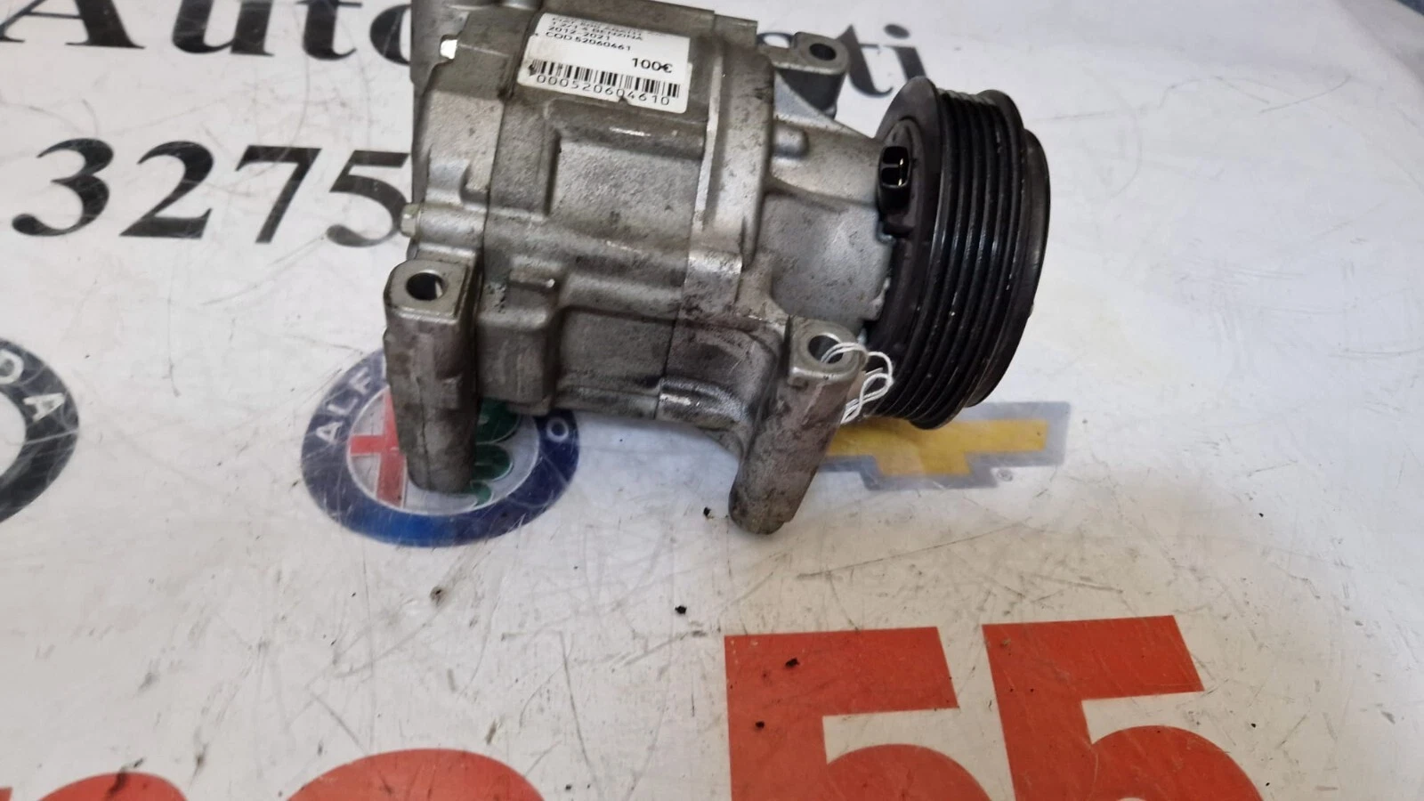 COMPRESSORE CLIMA FIAT 500 ABATH 1.2/1.4 BENZINA 2012-2021 COD 000 520 60461 - immagine 4