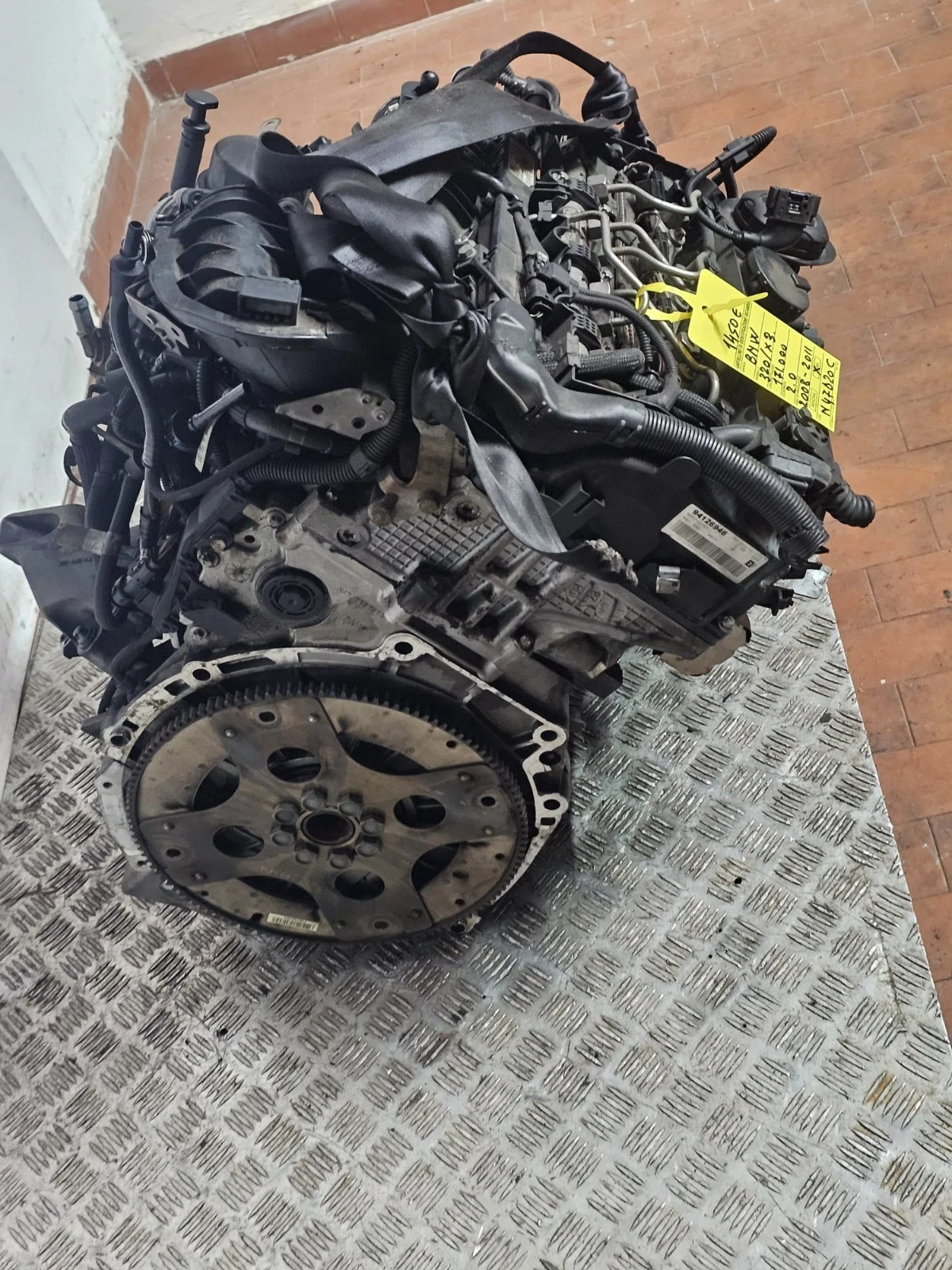 MOTORE BMW 320 / X3 2.0 DIESEL KM 171.000 2008-2011 COD N47D20C - immagine 5