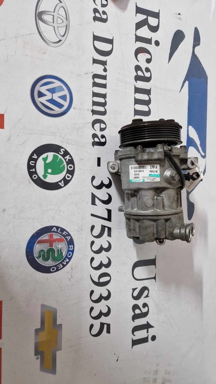 COMPRESSORE LANCIA DELTA 1.6 D 2005-2015 COD 51897475 - immagine 6