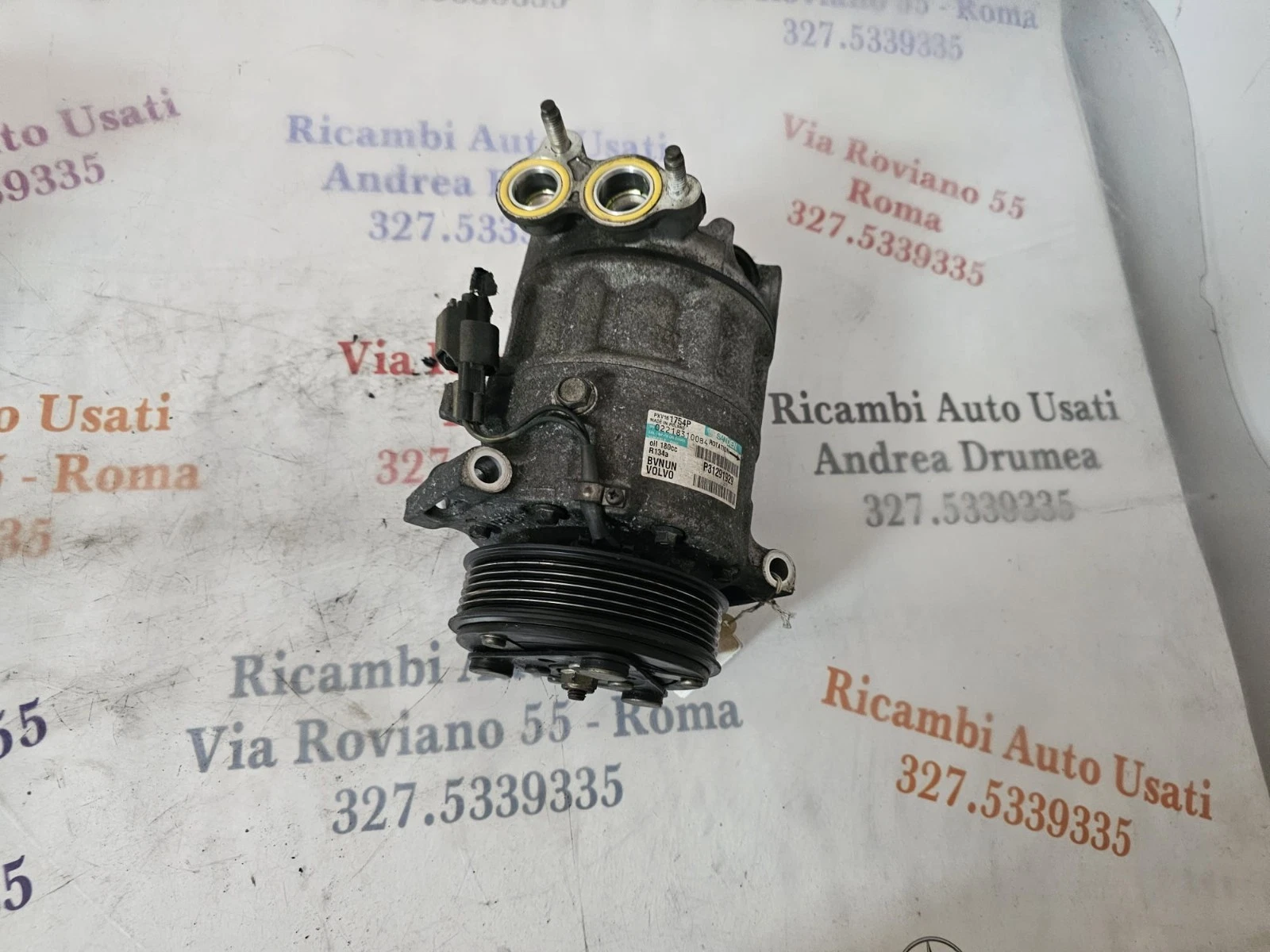 COMPRESSORE VOLVO V40/C30 1.6 DIESEL 2010-2015 SANDEN COD P31291929 - immagine 3