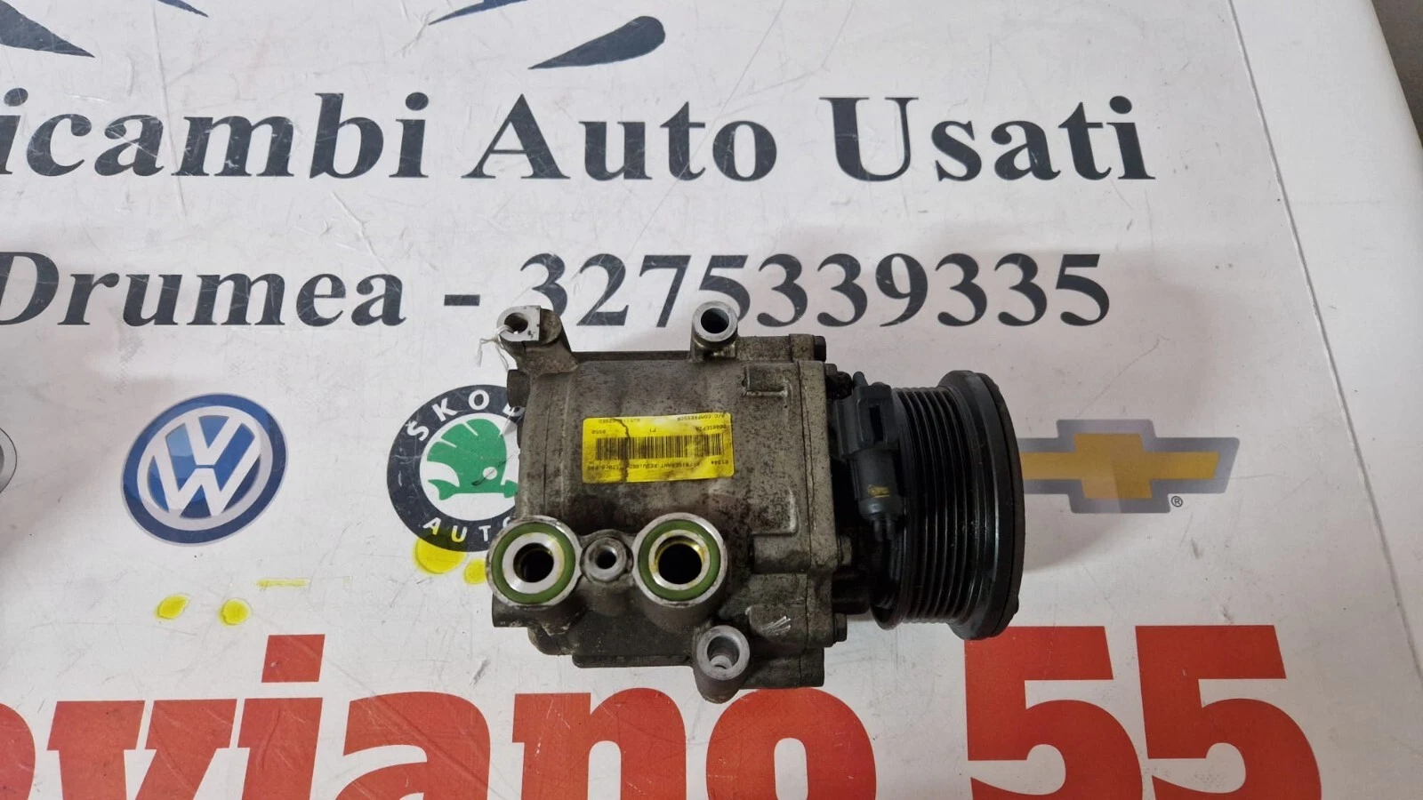 COMPRESSORE A/C FORD FIESTA 1.2 BENZINA 2008 -2014 COD 8V5119D629ED