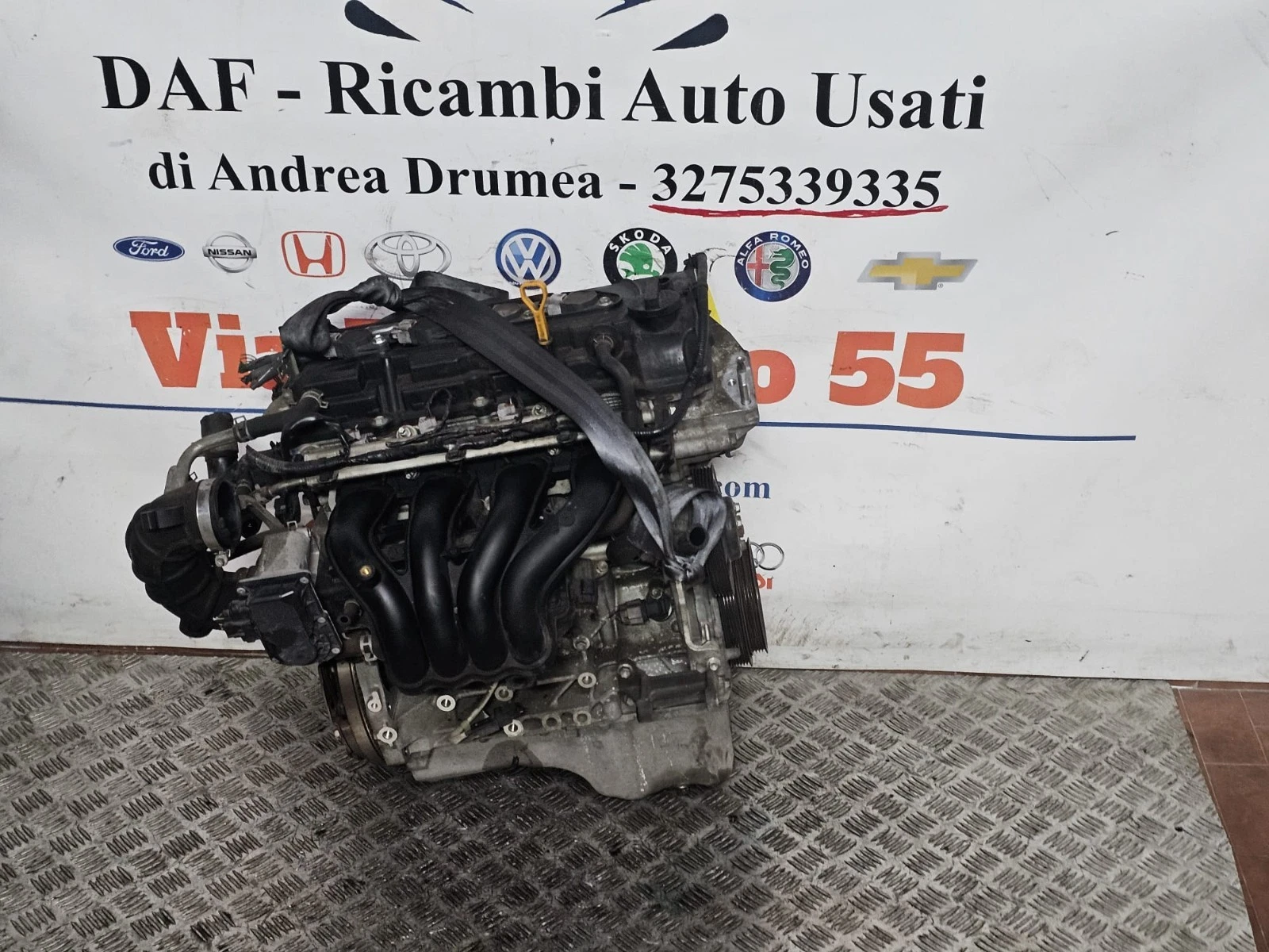 MOTORE SUZUKI SWIFT 1.2 BENZINA KM 117.000 2011-2015 COD K12B - immagine 9