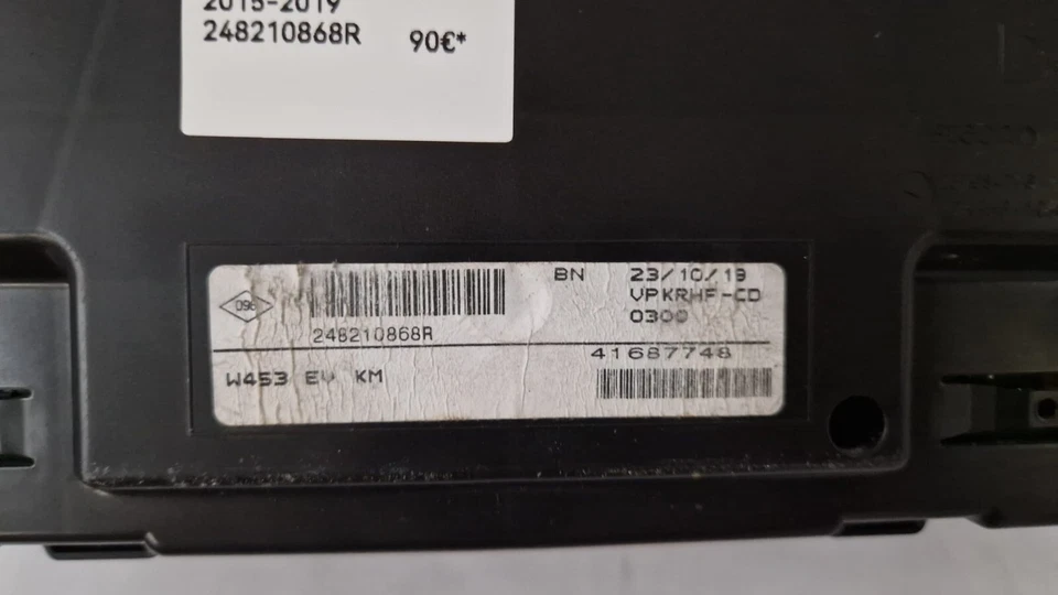 QUADRO STRUMENTI SMART 453 2015-2019 COD 248210868R - immagine 2