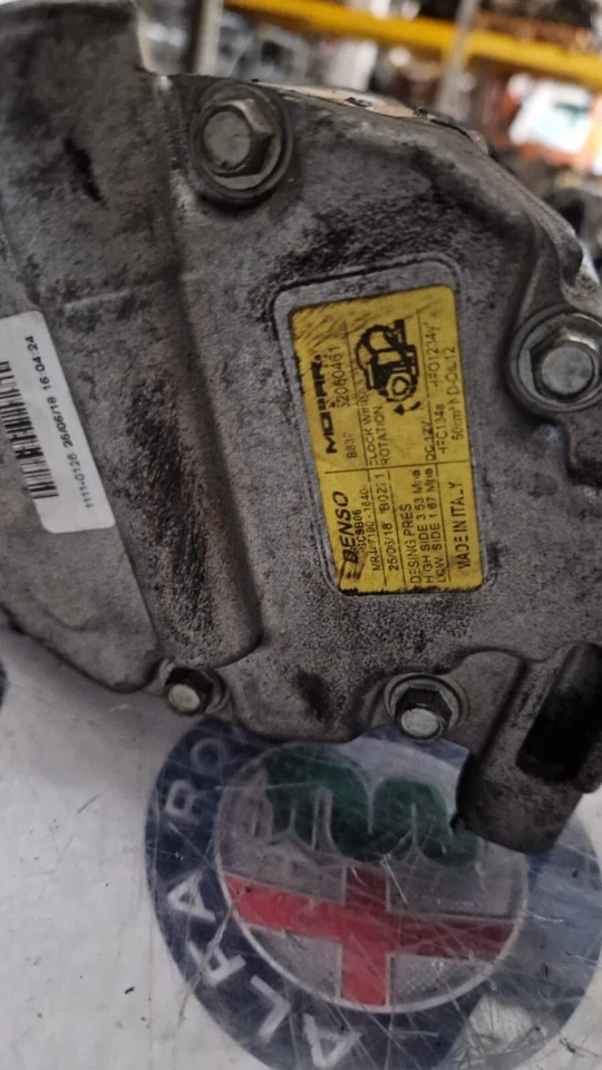 COMPRESSORE CLIMA FIAT 500 ABATH 1.2/1.4 BENZINA 2012-2021 COD 000 520 60461 - immagine 2