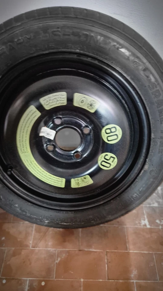 RUOTINO DI SCORTA CITROéN C3 2012-2020 MISURE T125/80 R 15/95M - immagine 2