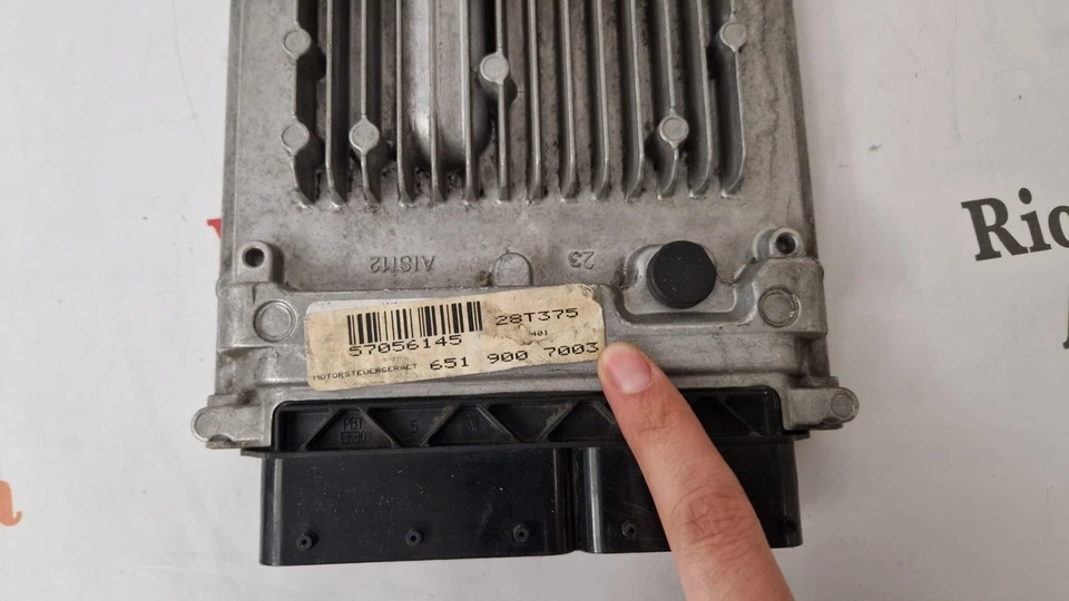 CENTRALINA MOTORE MERCEDES 2011-2016 2.2 D DELPHI A6519007003 - immagine 5