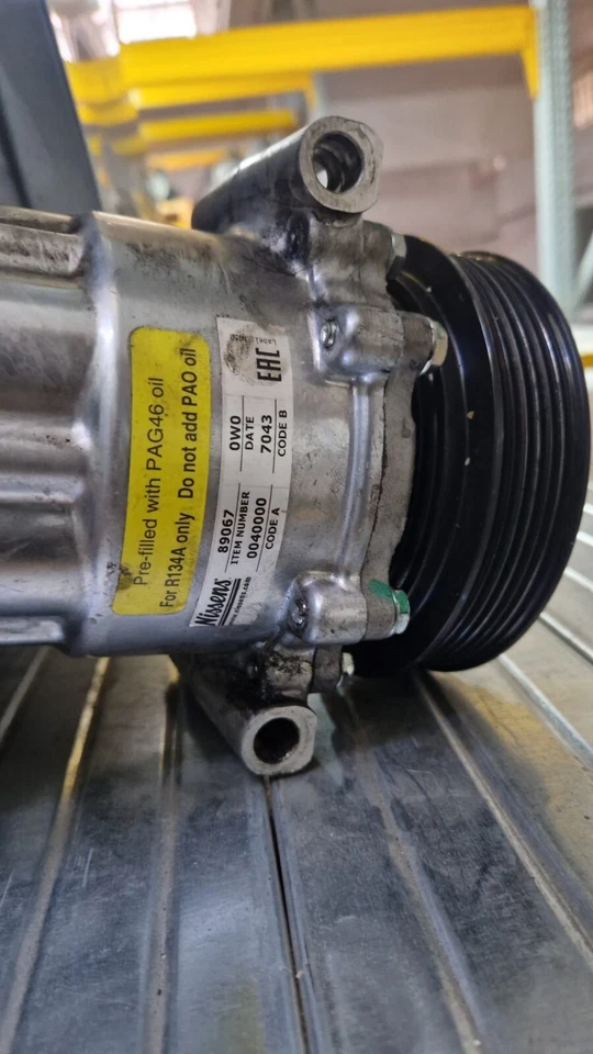 9659875780 COMPRESSORE A/C Peugeot 207 /CITROèN C4 1.6 diesel 2006-2011 - immagine 3