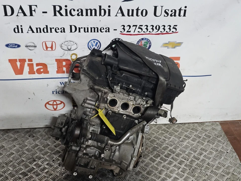 MOTORE TOYOTA YARIS 1.0 BENZINA LM 91.000 2011-2016 COD 1KRFE - immagine 10