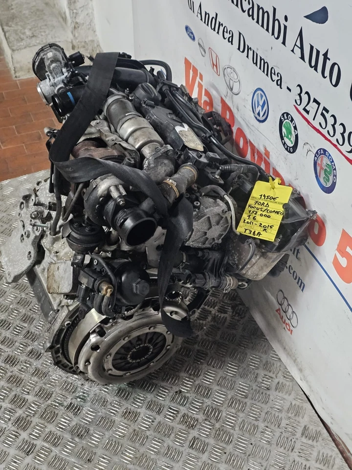 MOTORE FORD FOCUS /CONECT 1.6 DIESEL KM 157.000 2011-2015 COD T3DA - immagine 11