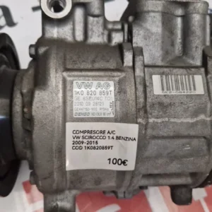 Compressore A/C VW Scirocco 1.4 Benzina 2009-2015 Codice 1K0820859T