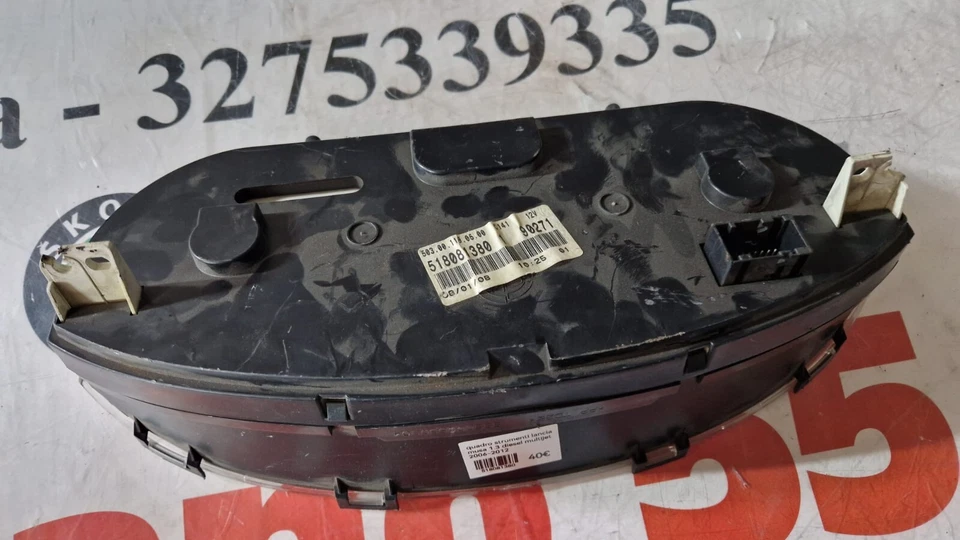 QUADRO STRUMENTI LANCIA MUSA 1.3 M.JET 2006-2012 CODICE 518081380 - immagine 5