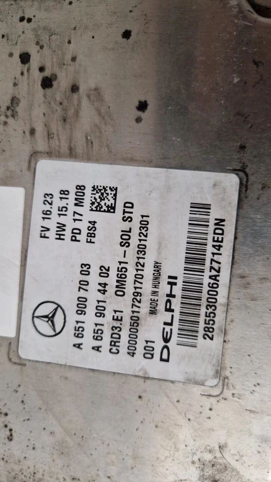 CENTRALINA MOTORE MERCEDES 2011-2016 2.2 D DELPHI A6519007003 - immagine 4