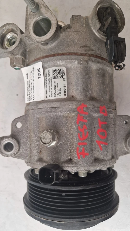 COMPRESSORE A/C FORD FIESTA 1.0 TURBO BENZINA COD H1BH-19D629-DA - immagine 4