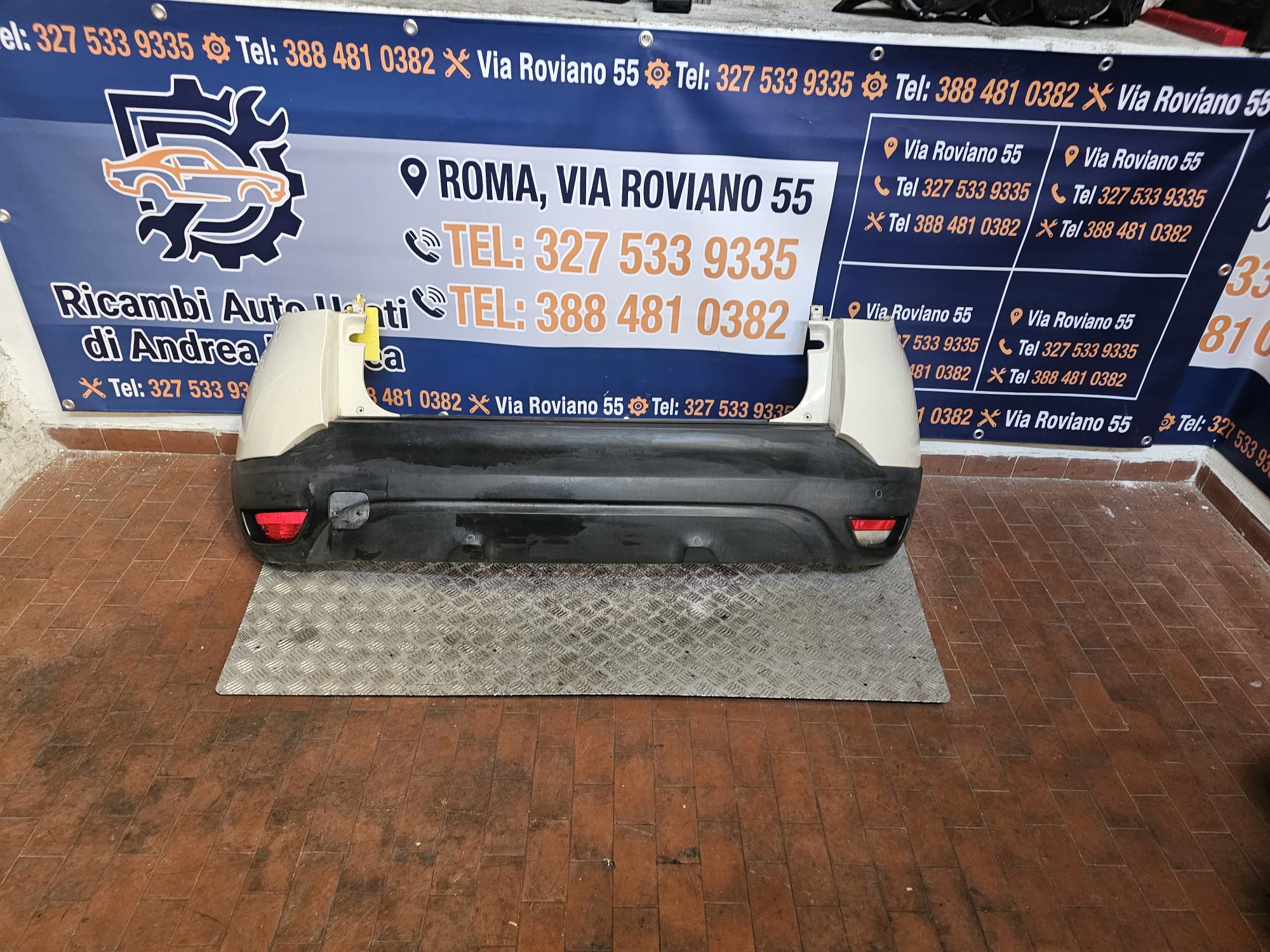 PARAURTI COMPLETO RENAULT CAPTUR CON SENSORI PARCHEGGIO 2012-2019