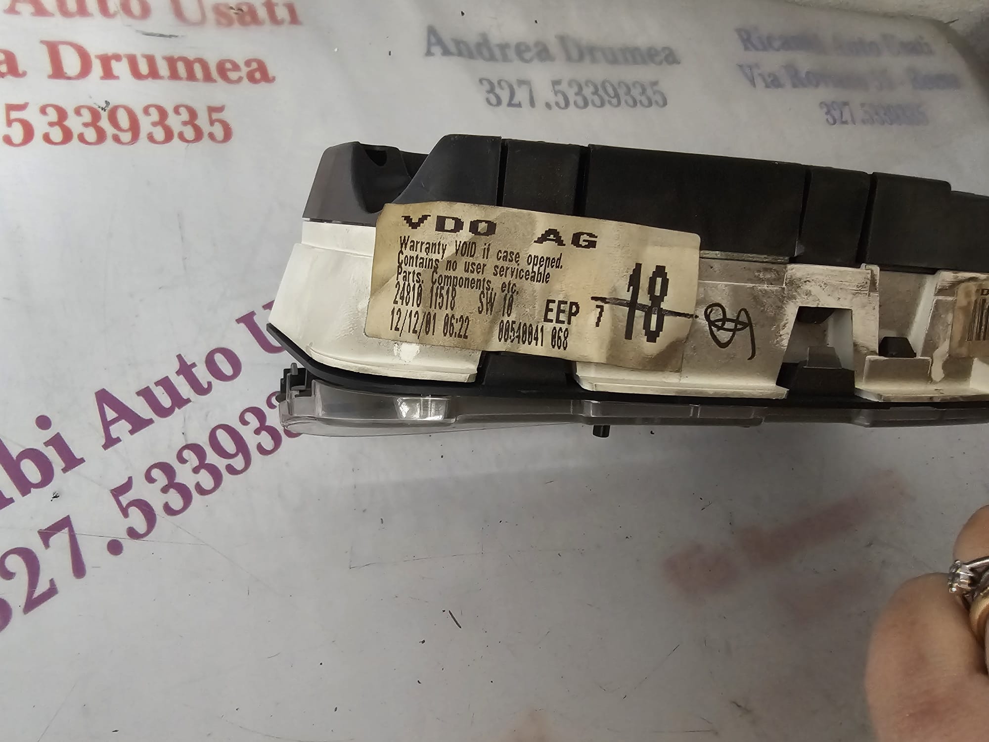 QUADRO STRUMENTI NISSAN MICRA K11 99/2003 COD 24810 1F518 - immagine 3