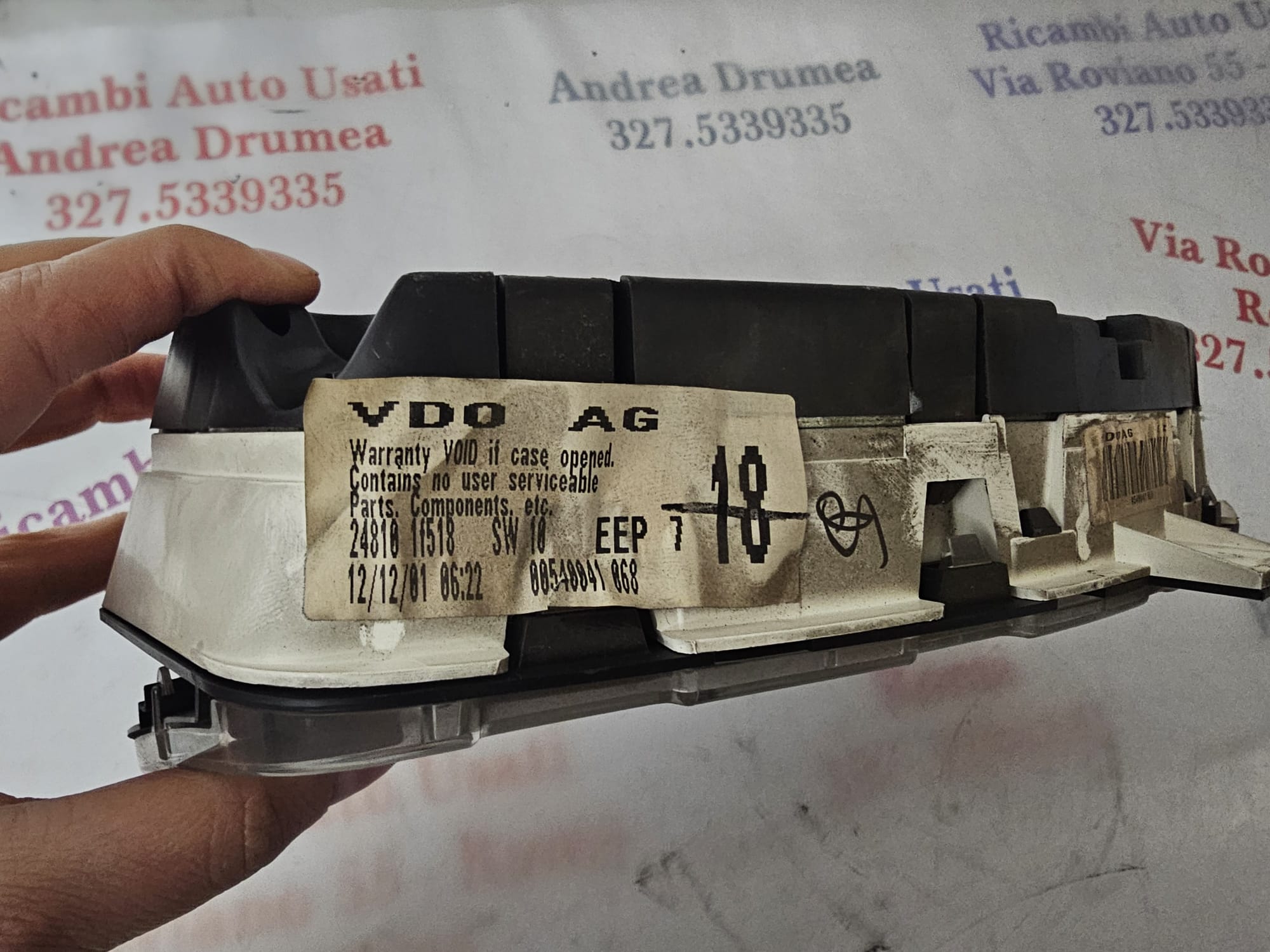 QUADRO STRUMENTI NISSAN MICRA K11 99/2003 COD 24810 1F518 - immagine 2