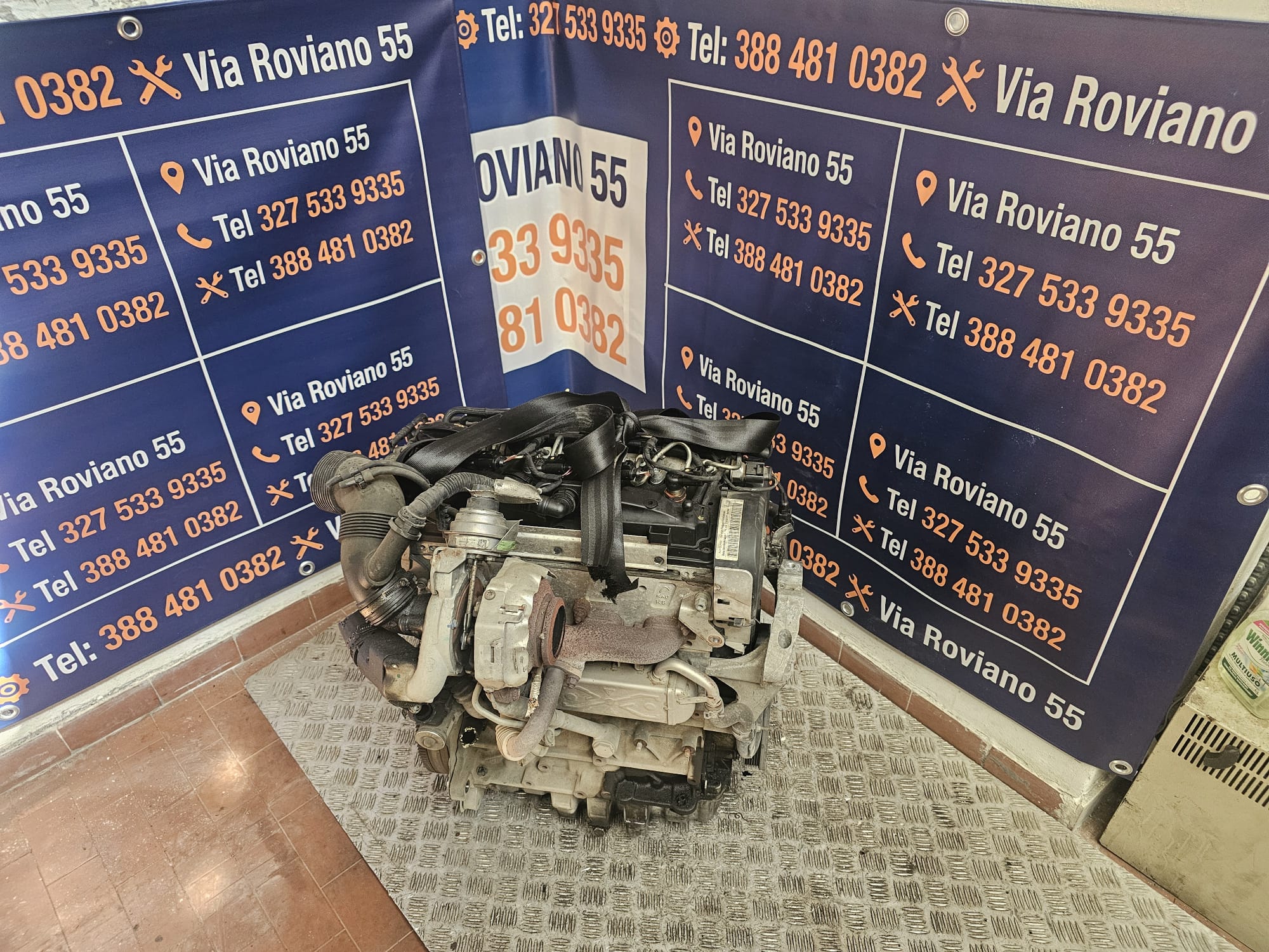 MOTORE AUDI A3/ GOLF PASSAT/SCODA FABIA KM 161.000 1.6 DIESEL CAY - immagine 8