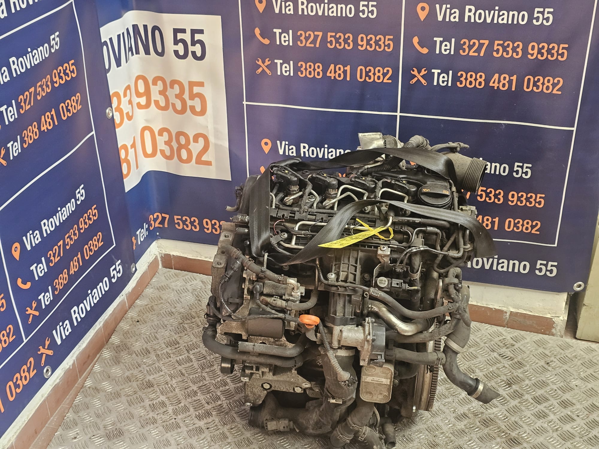 MOTORE AUDI A3/ GOLF PASSAT/SCODA FABIA KM 161.000 1.6 DIESEL CAY