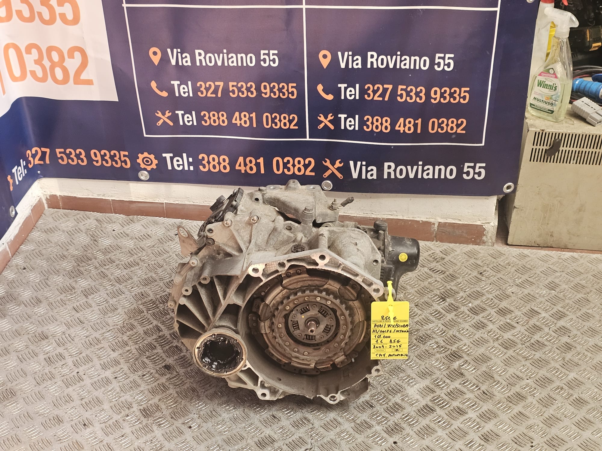 CAMBIO AUTOMATICO AUDI A3 VW GOLF 6 SCODA OCTAVIA KM 161.000 1.6 DSG DIESEL CAY - immagine 8