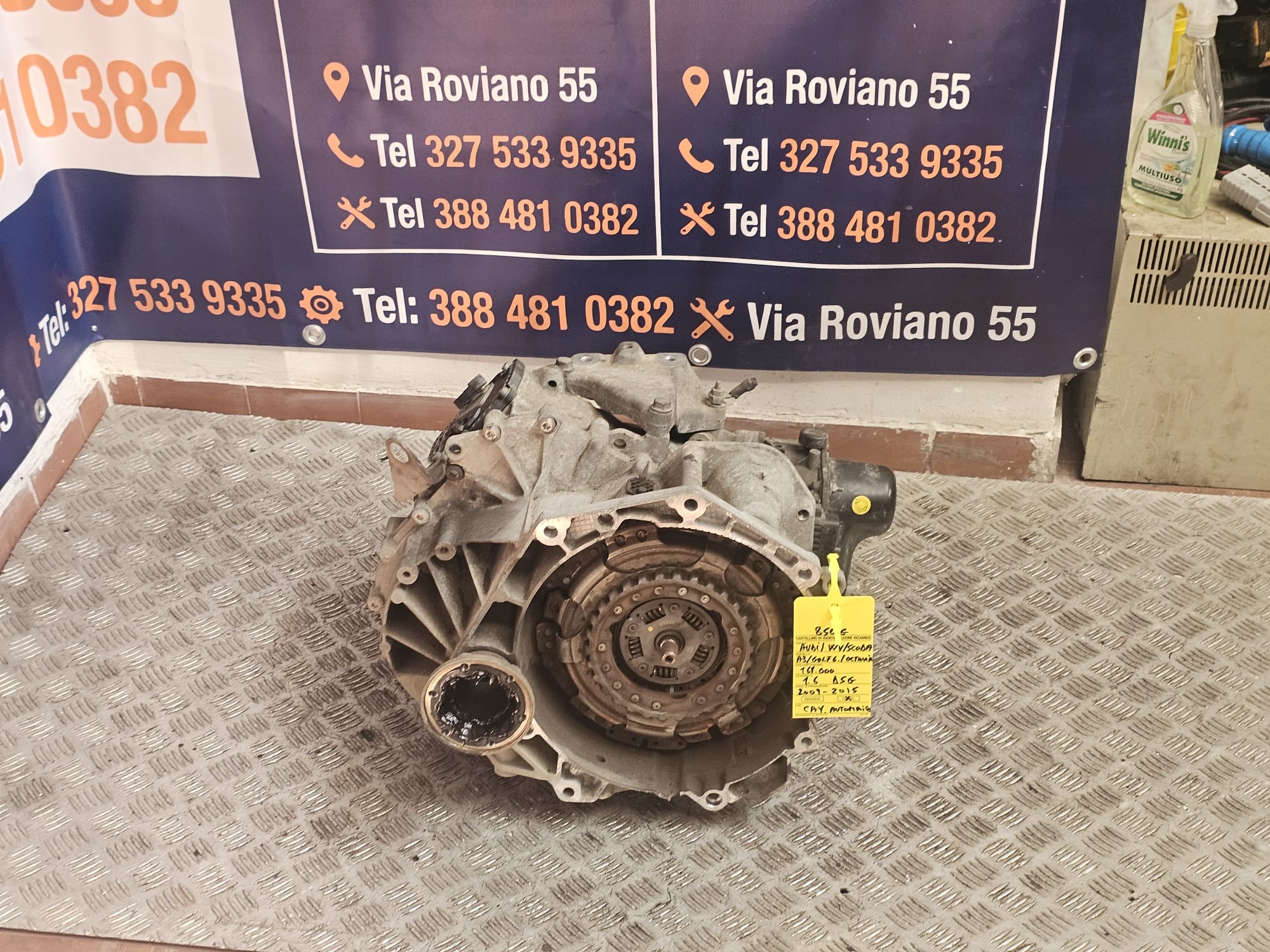 CAMBIO AUTOMATICO AUDI A3 VW GOLF 6 SCODA OCTAVIA KM 161.000 1.6 DSG DIESEL CAY