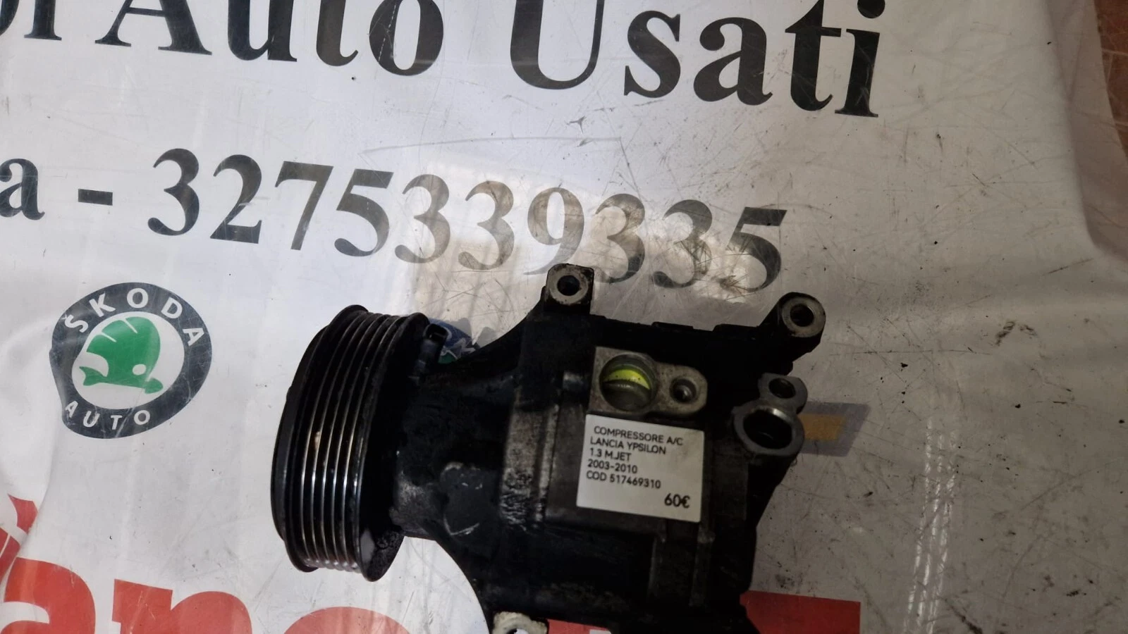 COMPRESSORE FIAT LANCIA YPSILON 1.3 M-JET 2003-2010 COD. 517469310