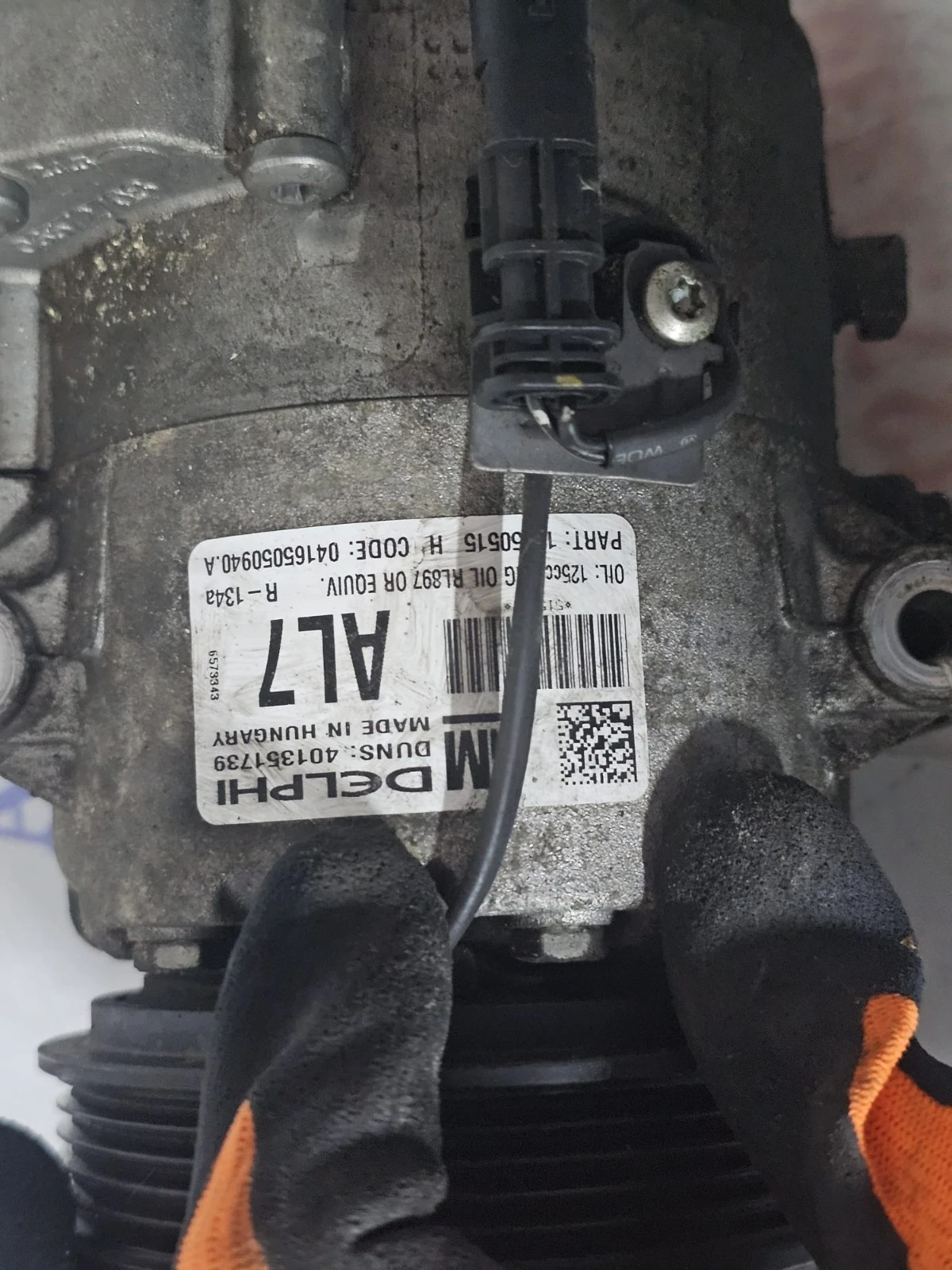 Compressore aria condizionata clima Opel Meriva B 1.4B 13450515 - immagine 2
