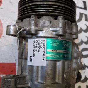 COMPRESSORE CLIMA FIAT 600 101 BENZINA 2003-2010 COD S07B10 SANDEN
