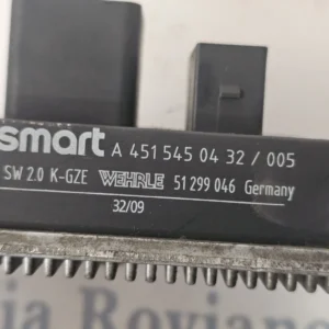 Centralina Candelette Smart 451 800 diesel Cod A4515450432/005 HW35 SW2.0 K-GZE