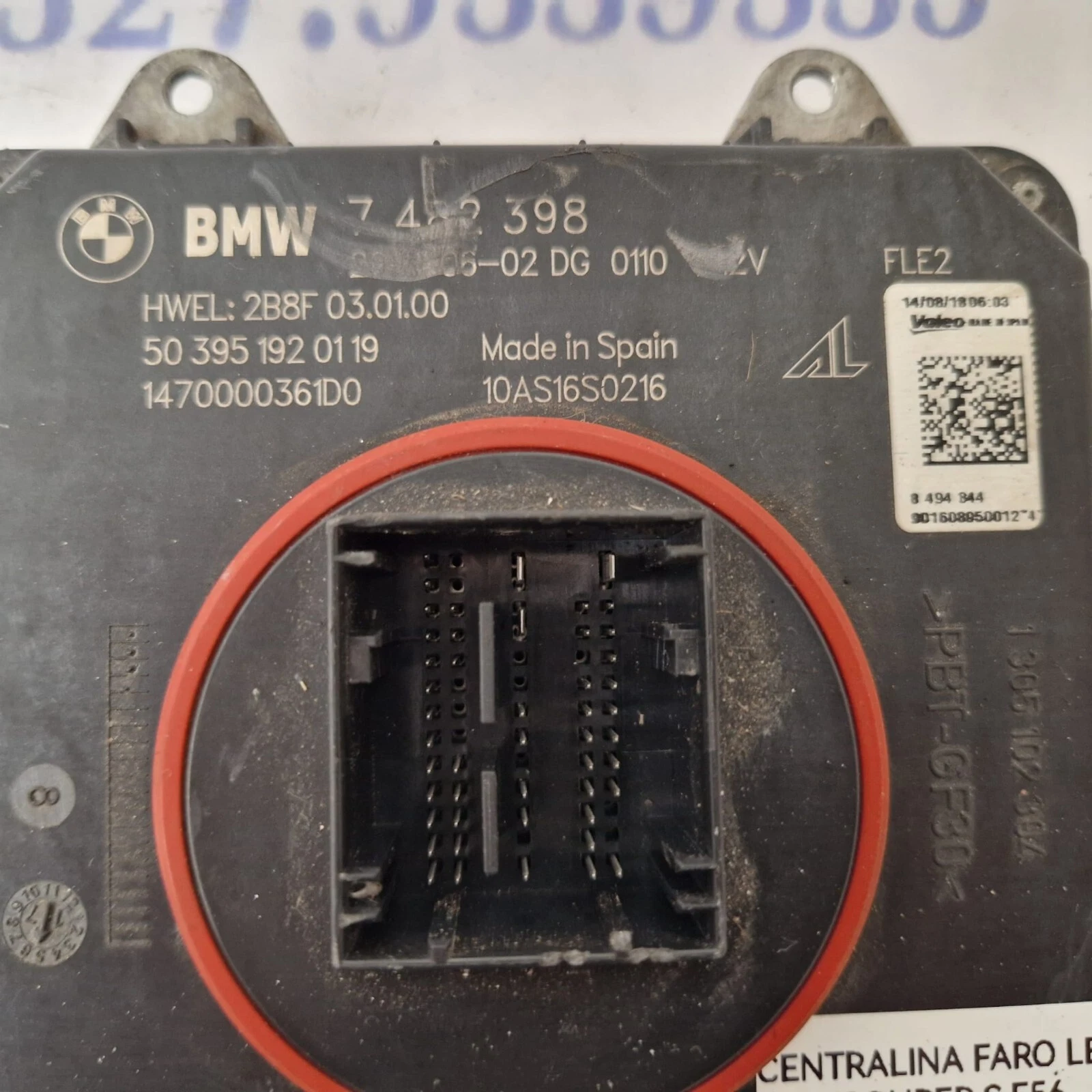 CENTRALINA FARO LED MINI COUPER S F56 2015-2020 COD 7482398