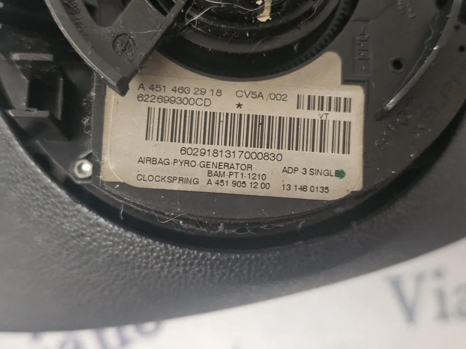VOLANTE SMART 451 CON COMANDI PER CLACSON A4514602918 CV5A/002 - immagine 5