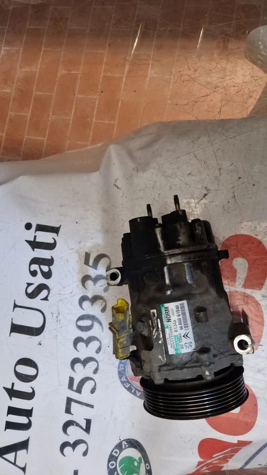 Compressore A/C FIAT SCUDO 2.0 M.JET COD. 96860 61980 2006-2011 - immagine 4