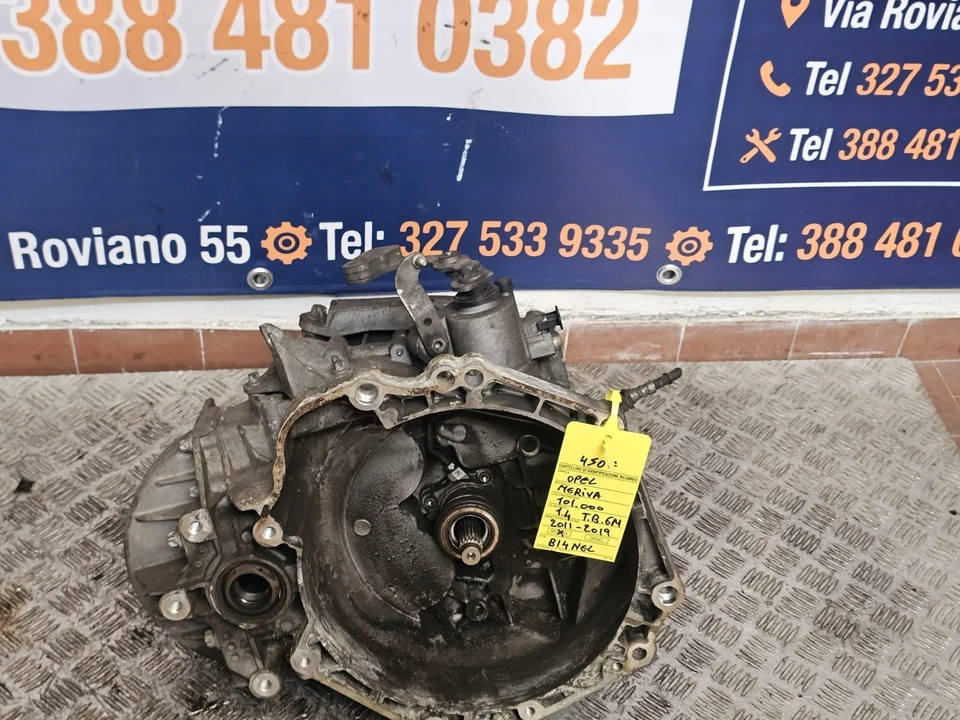 Cambio opel meriva km 101.000 1.4 t bz 6 marce 2011-2019 B14NEL