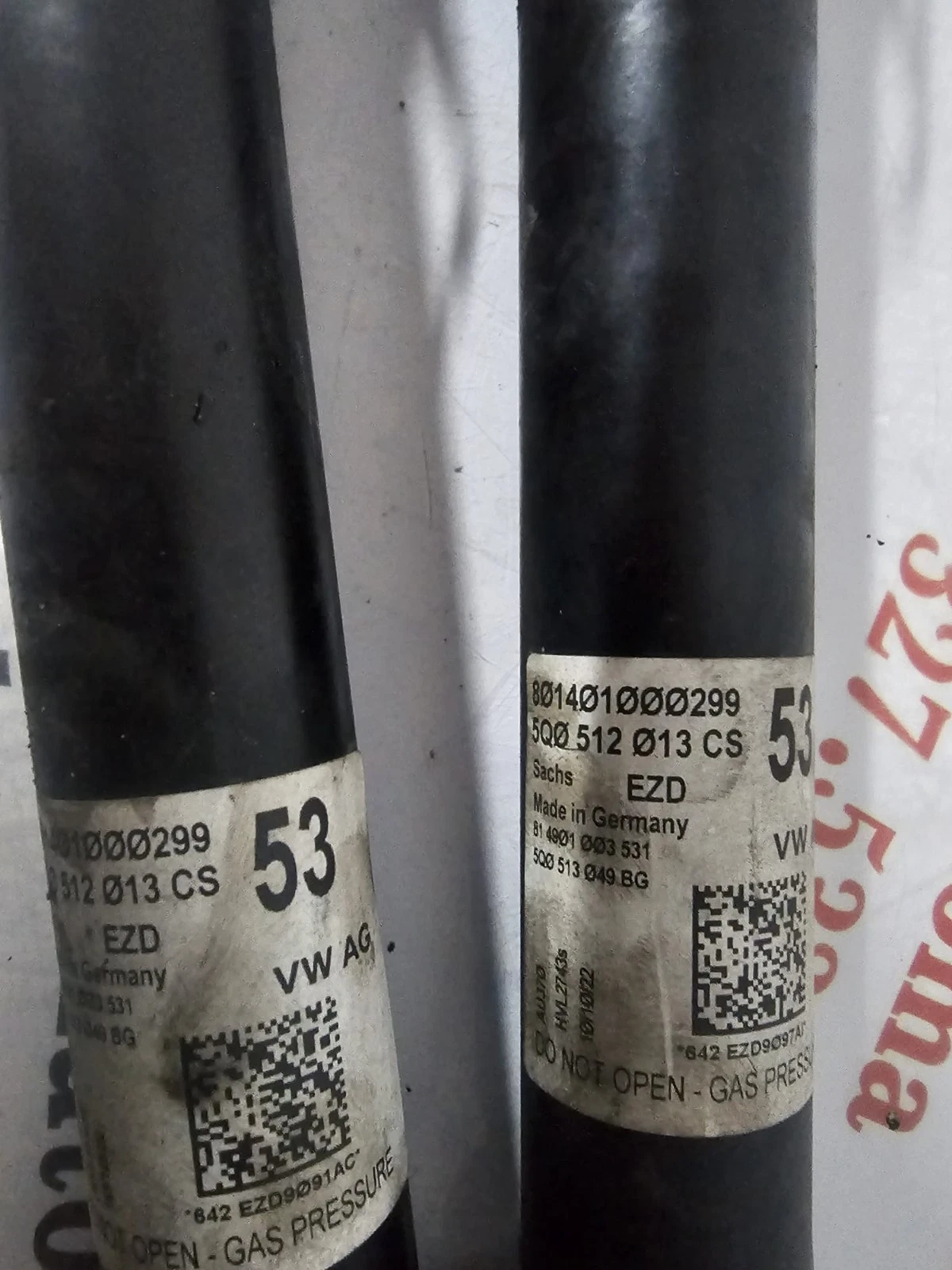 AMMORTIZZATORI PONTE POSTERIORE AUDI A3 8Y 2.0 D 2020-2025 COD 5Q0512013CS - immagine 5