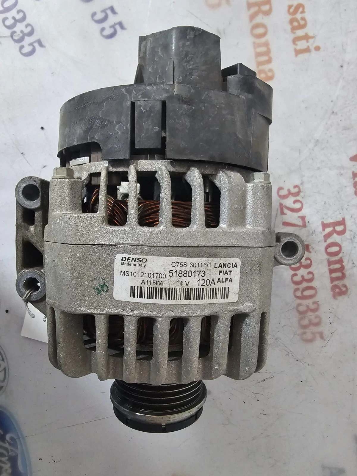 ALTERNATORE LANCIA YPSILON 1.3 DIESEL 2015-2019 START STOP DENSO 51880173