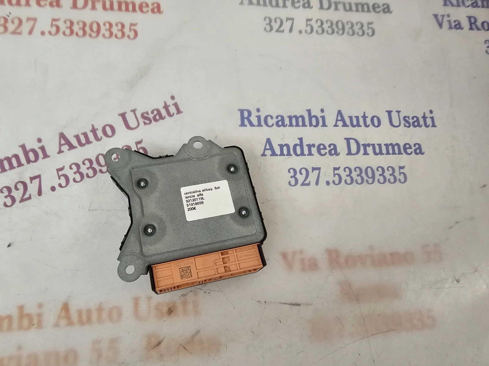 CENTRALINA AIRBAG FIAT 500 2009-2015 CONTINENTAL A2C30468000 51918659