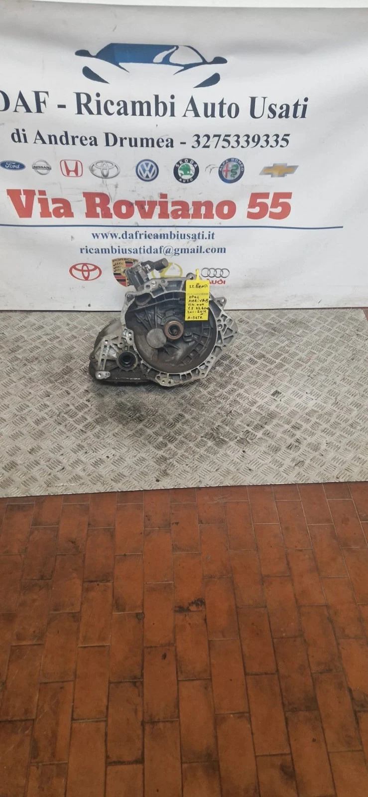 Cambio opel meriva B 1.3 diesel 22 denti km 114.000 2011-2016 A13DTR