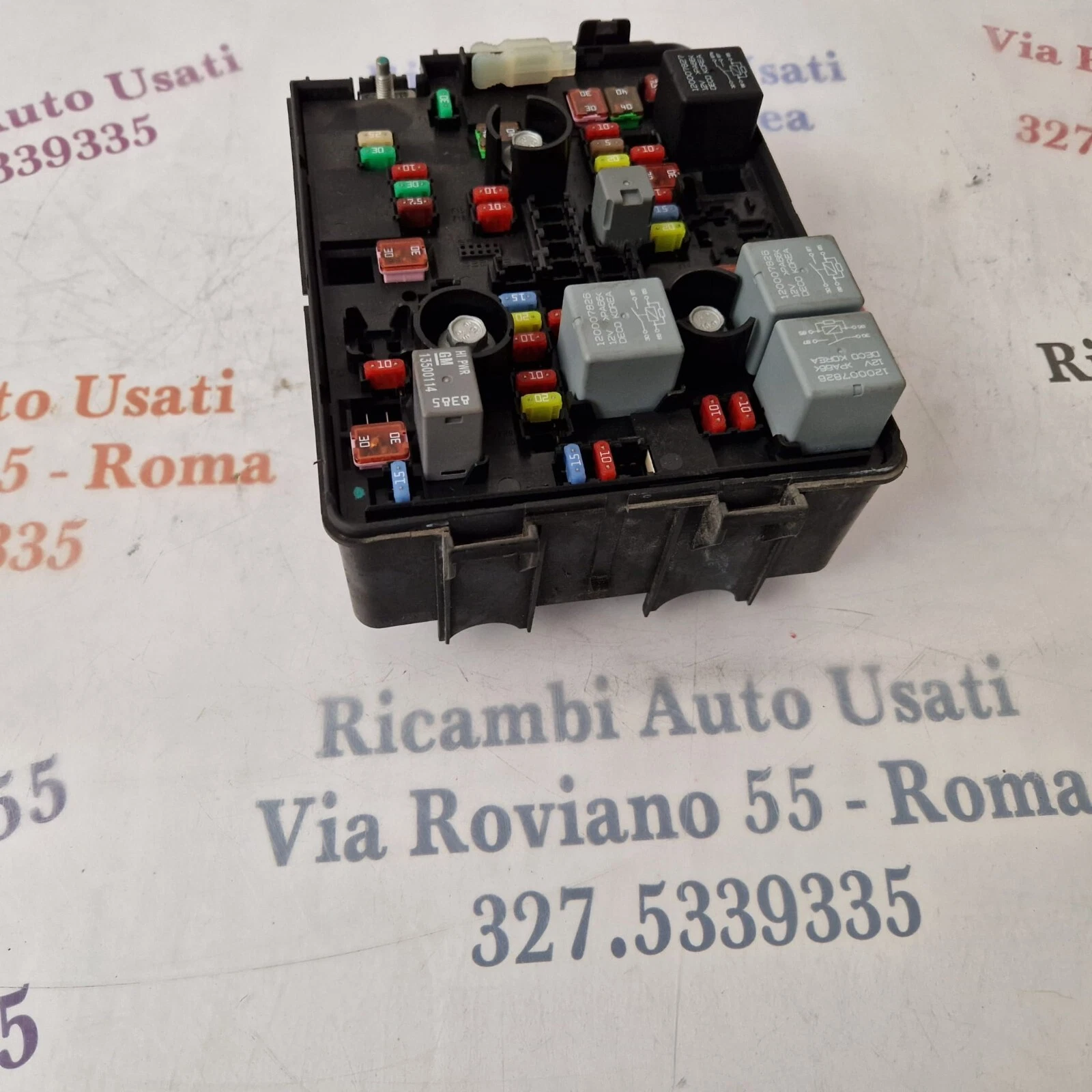 SCATOLA PORTA FUSIBILI VANO MOTORE OPEL ADAM 1.4 B GPL 20014-2019 COD 39071624 - immagine 2