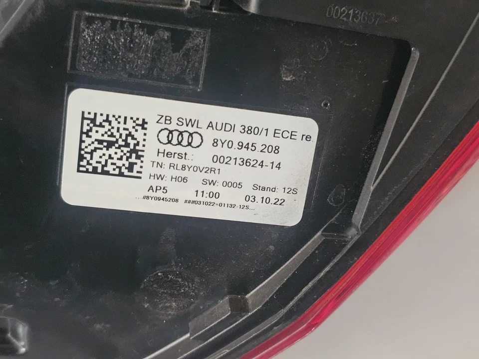STOP POSTERIORE DX AUDI A3 8Y 2020/2024 COD 8Y0.945.208 - immagine 5