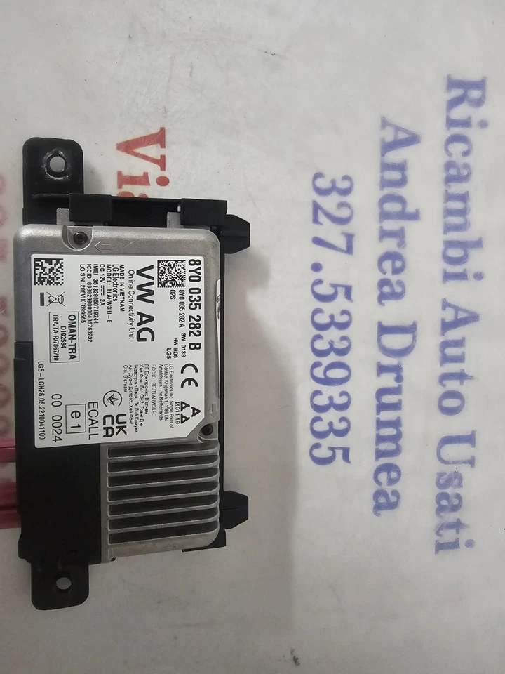Comando vivavoce Audi A3 mod.8Y 2.0 diesel 2020/2025 cod 8Y0035282B - immagine 3