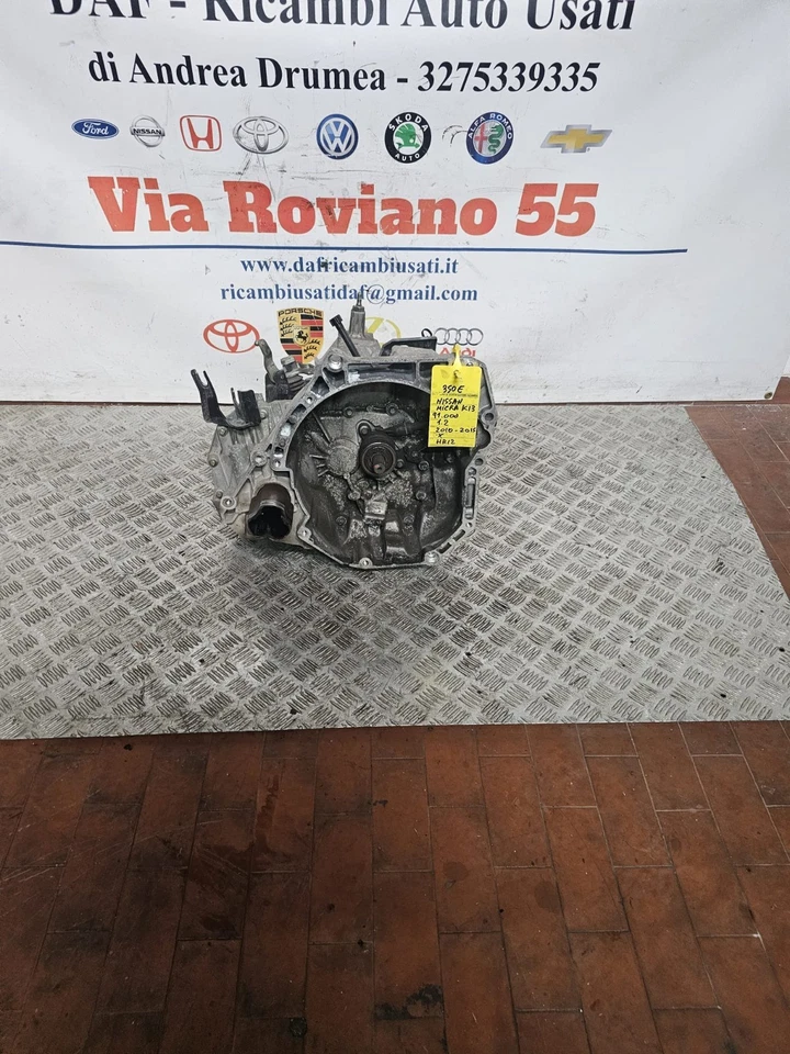 CAMBIO NISSAN MICRA K13 1.2 BENZINA (10 -15)KM 91.000 COD JHQXH5 COD MOTORE HR12