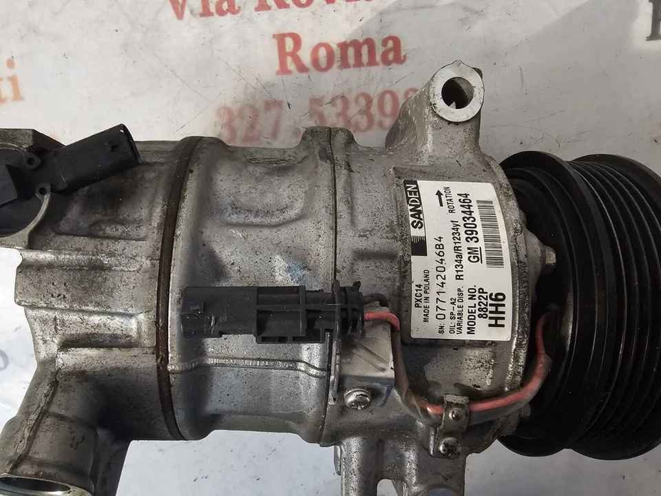 COMPRESSORE OPEL ASTRA K 1.6 DIESEL 2016-2021 SANDEN 39034464 - immagine 2